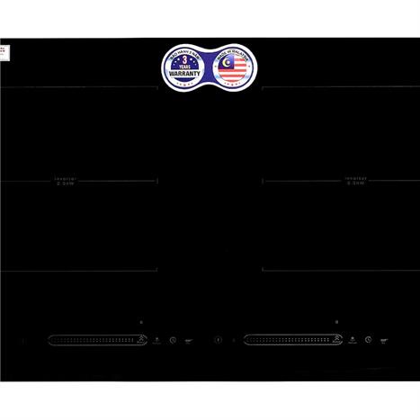 Bếp từ đôi âm Kocher DI-616SE 4000W Màu Đen