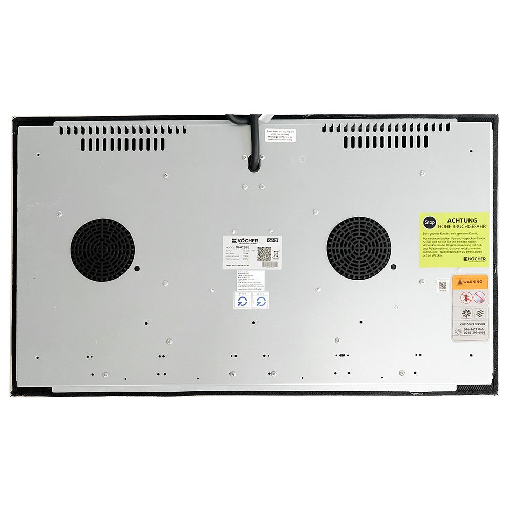 Bếp từ đôi âm Kocher DI-628SE 4000W Màu Đen