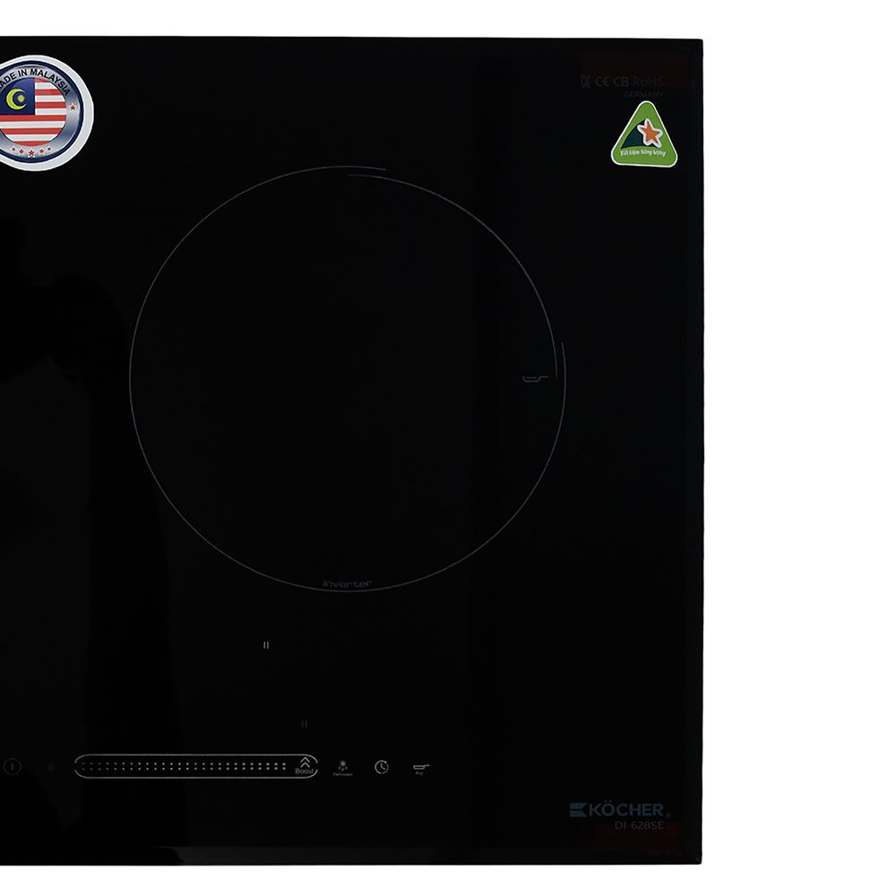 Bếp từ đôi âm Kocher DI-628SE 4000W Màu Đen