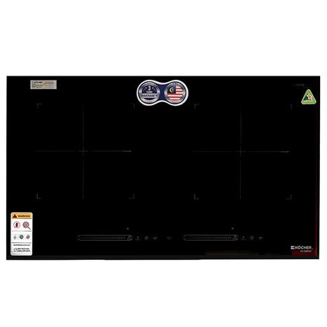 Bếp từ đôi âm Kocher DI-688SE 4000W Màu Đen