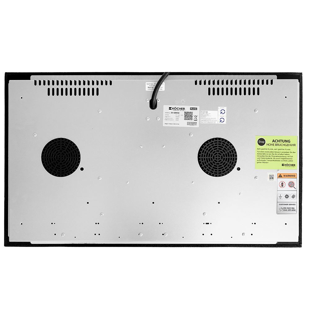 Bếp từ đôi âm Kocher DI-688SE 4000W Màu Đen