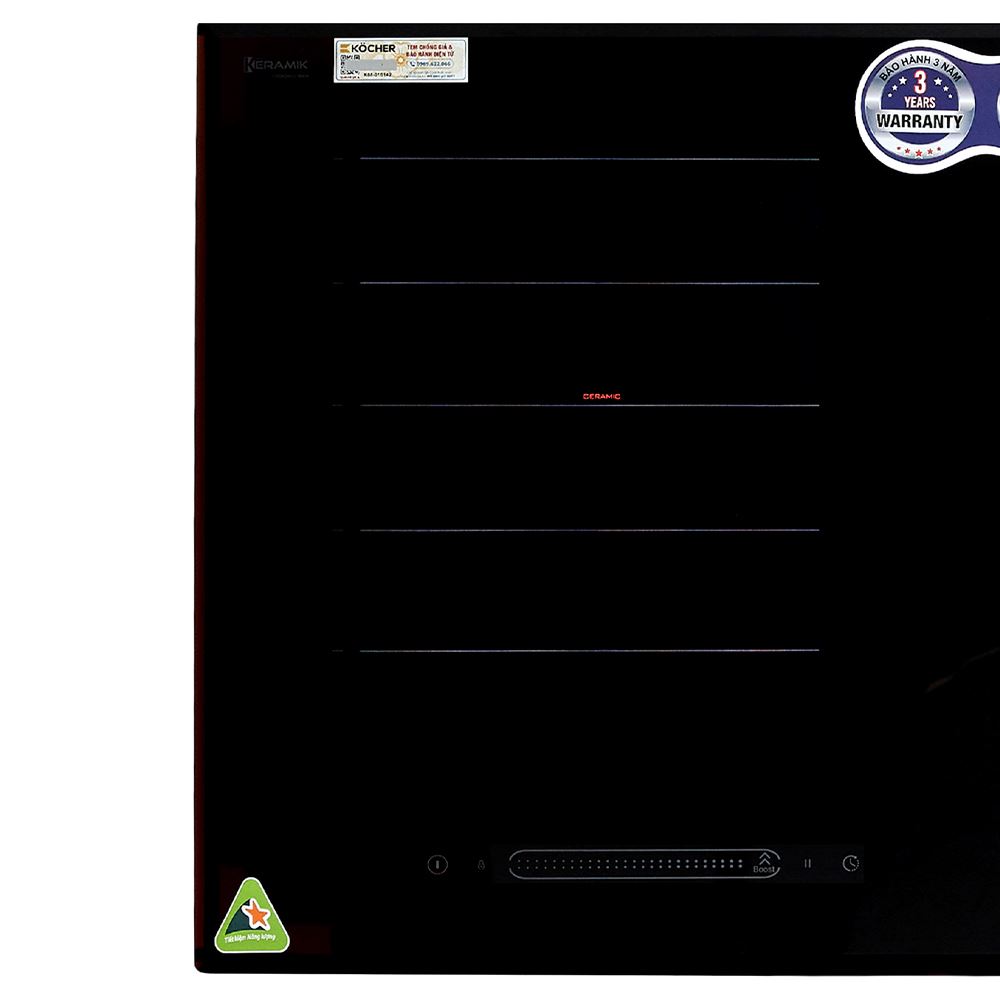 Bếp từ hồng ngoại âm Kocher EI-221 4000W Màu Đen