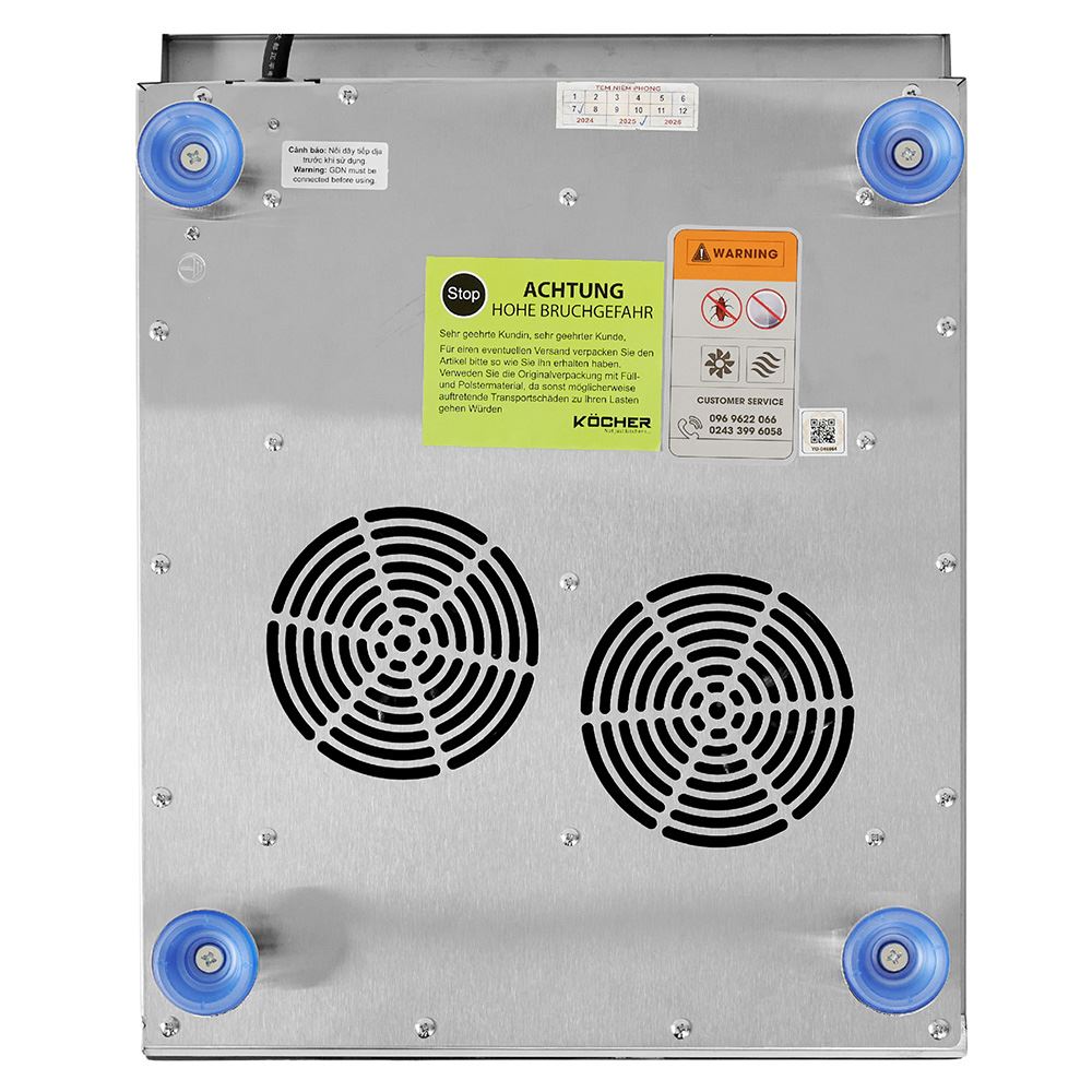 Bếp từ công nghiệp Kocher CI-3500F 3500W Màu Bạc