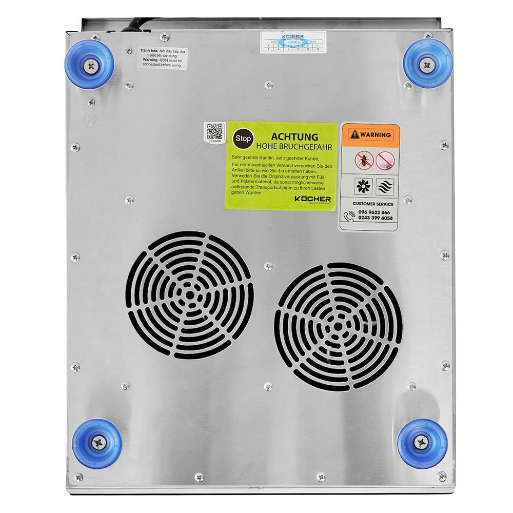 Bếp từ công nghiệp Kocher CI-3500C 3500W Màu Bạc