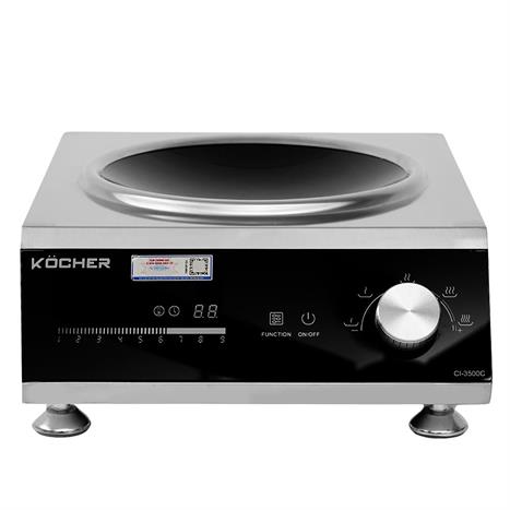 Bếp từ công nghiệp Kocher CI-3500C 3500W Màu Bạc