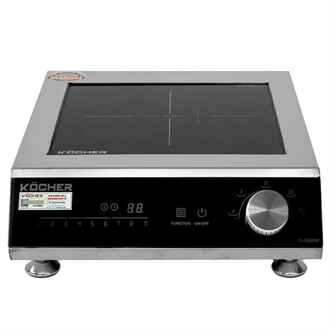 Bếp từ công nghiệp Kocher CI-5000W 5000W Màu Bạc