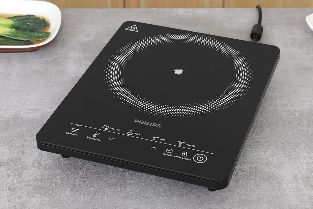 Bếp từ đơn Philips HD5830/90 2000W Màu Đen