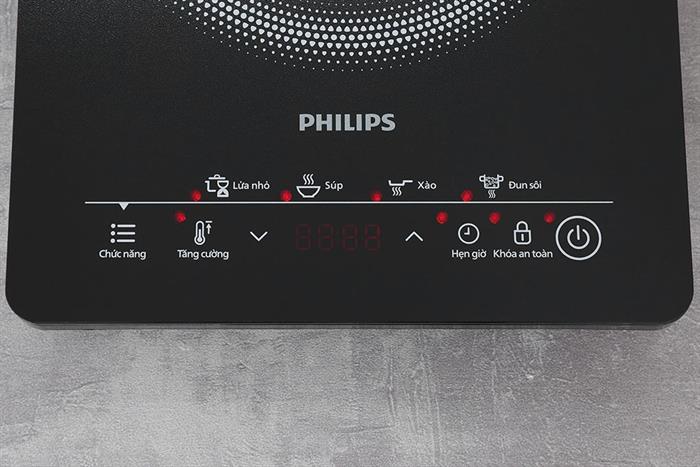 Bếp từ đơn Philips HD5830/90 2000W Màu Đen