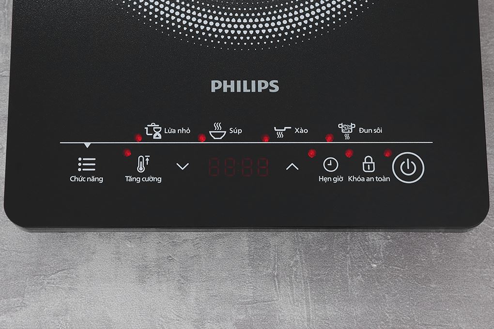Bếp từ đơn Philips HD5830/90 2000W Màu Đen