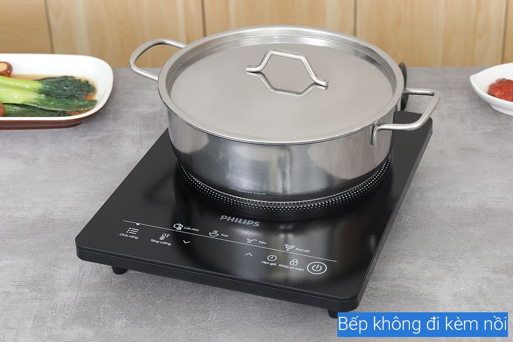Bếp từ đơn Philips HD5830/90 2000W Màu Đen