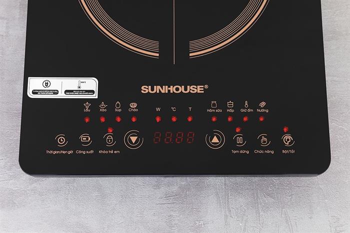 Bếp từ đơn Sunhouse SHD6803 2000W Màu Đen