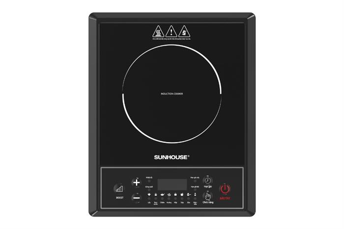 Bếp từ đơn Sunhouse SHD6154 2000W Màu Đen