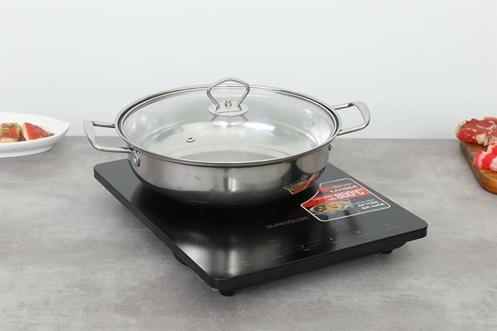 Bếp từ đơn Sunhouse SHD6804 2000W Màu Đen