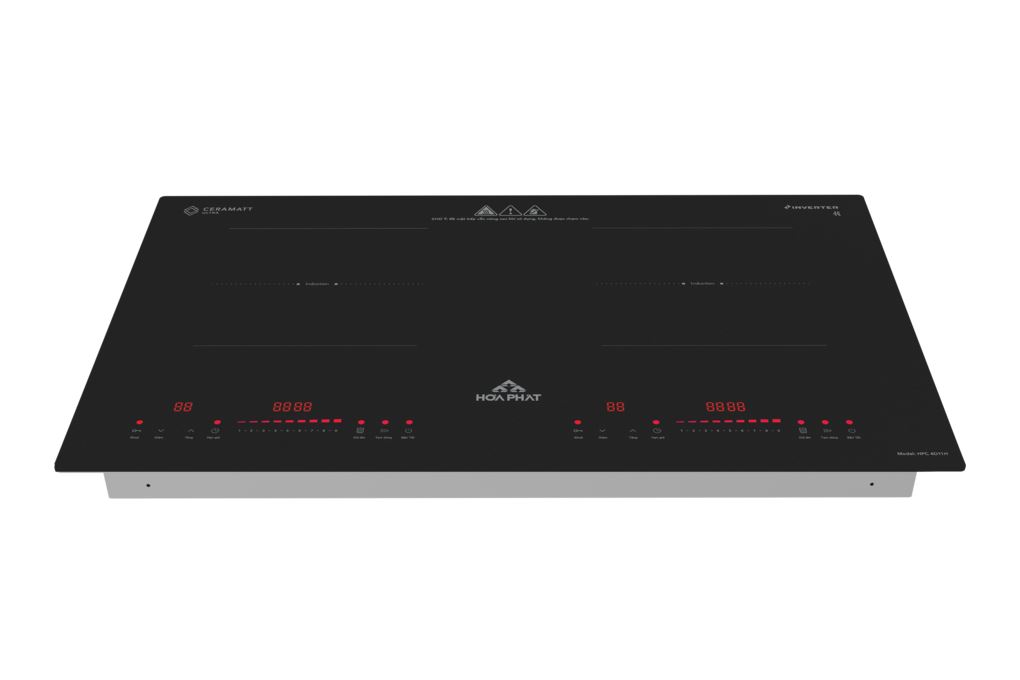 Bếp từ đôi âm Hòa Phát HPC 4D11H 4000W Màu Đen