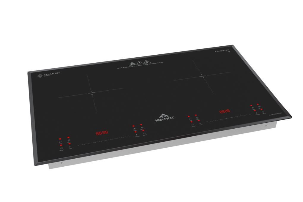 Bếp từ đôi âm Hòa Phát HPC 3D15H 4800W Màu Đen