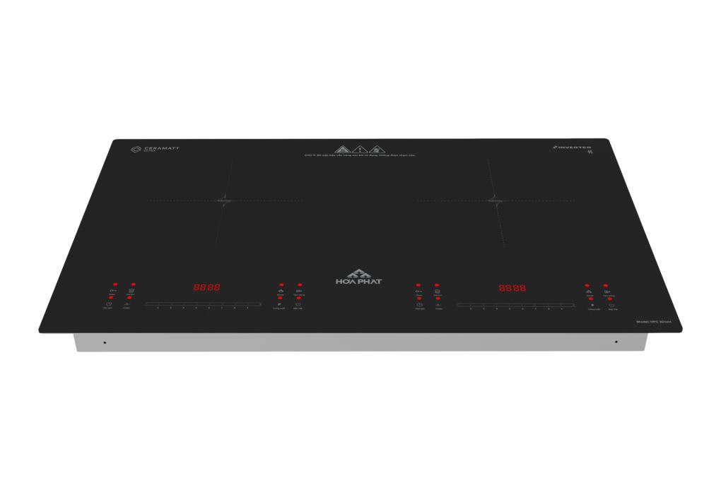 Bếp từ đôi âm Hòa Phát HPC 3D16H 4800W Màu Đen
