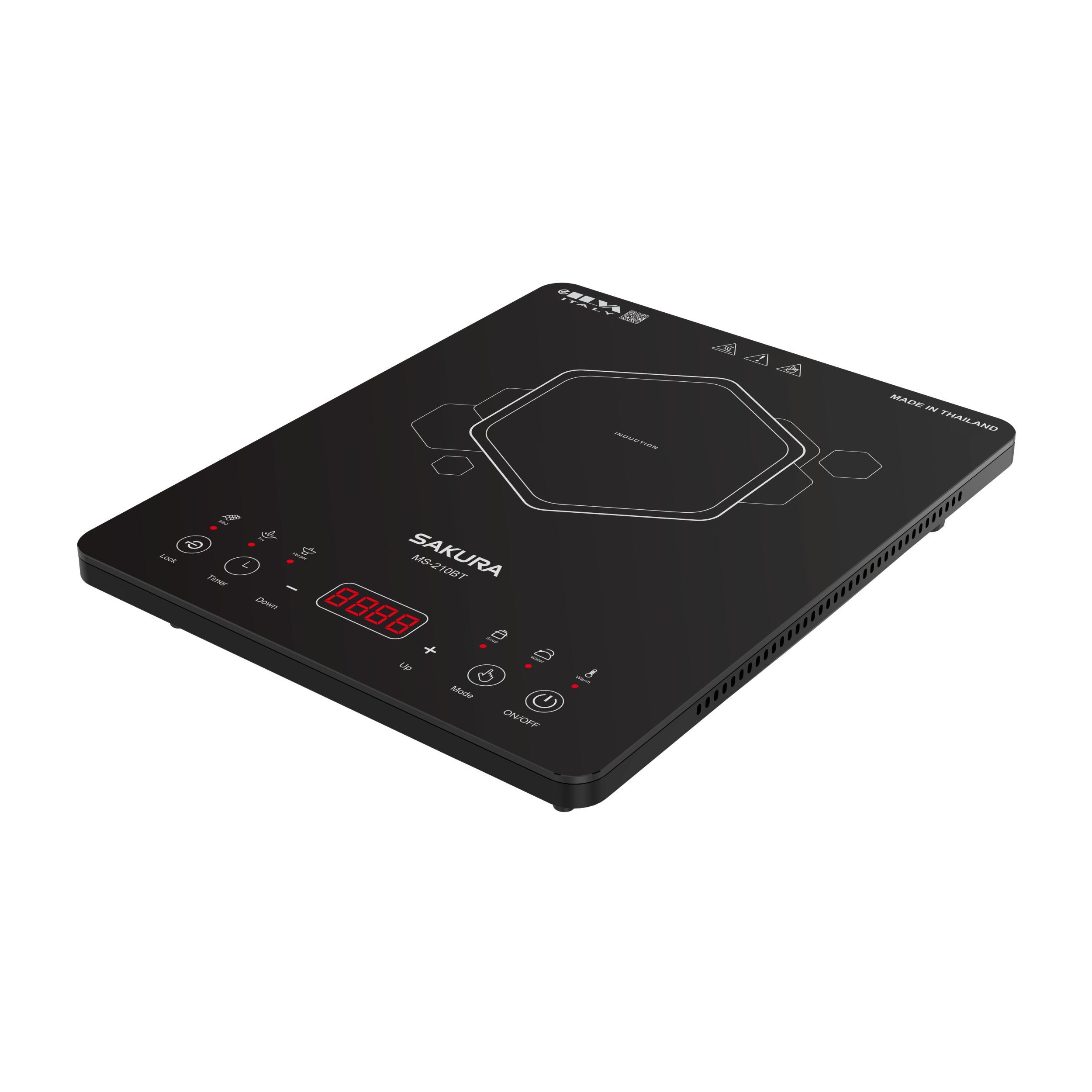 Bếp từ đơn Sakura MS-210BT 2000W Màu Đen