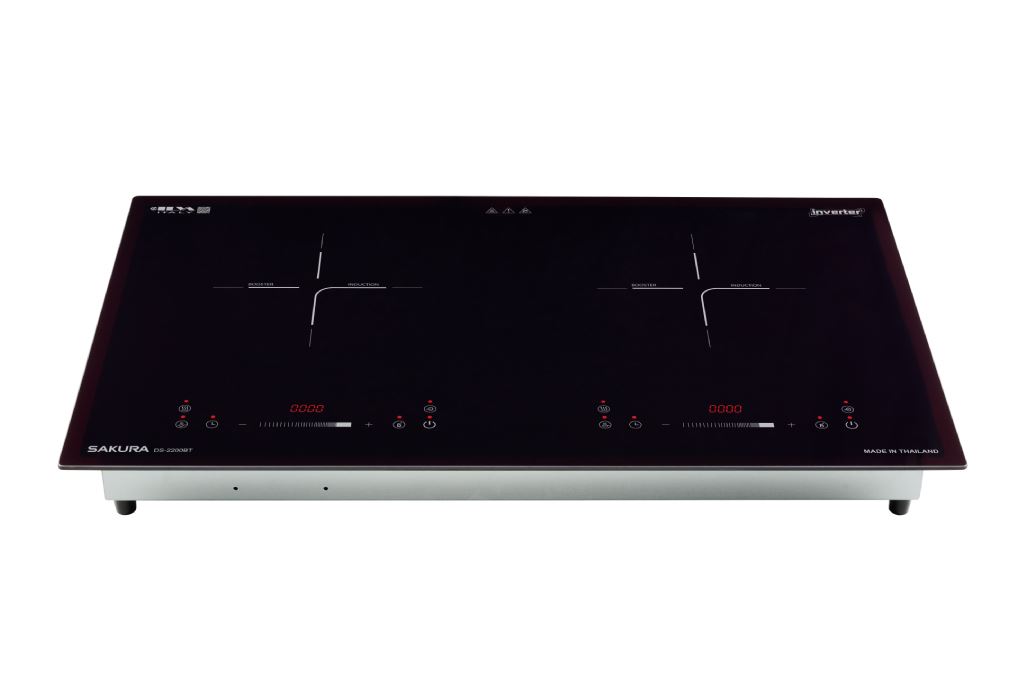 Bếp điện từ đôi Sakura DS-2200BT 4000W Màu Đen