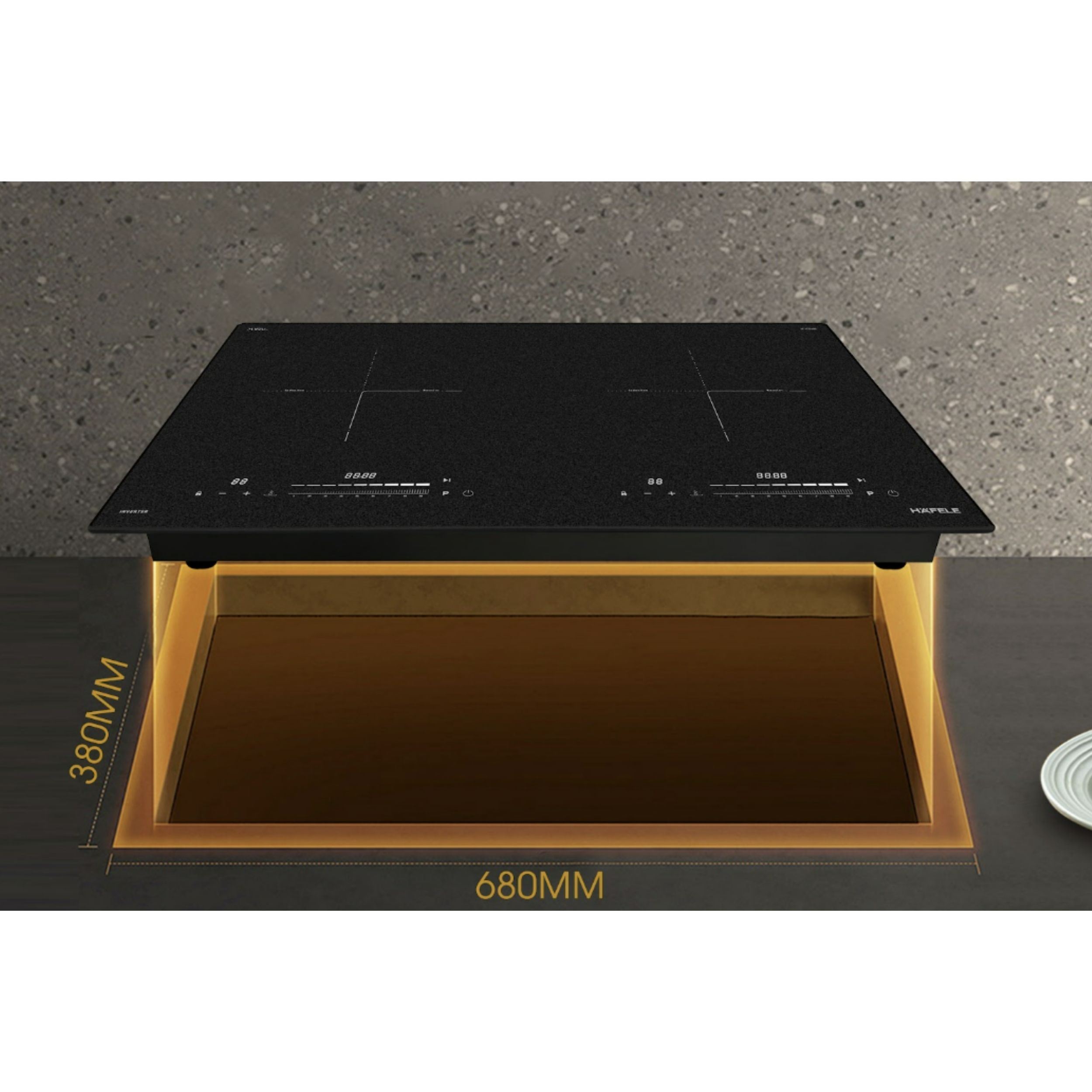Bếp từ đôi âm Hafele HC-I73245B (536.61.727) 4600W - 4