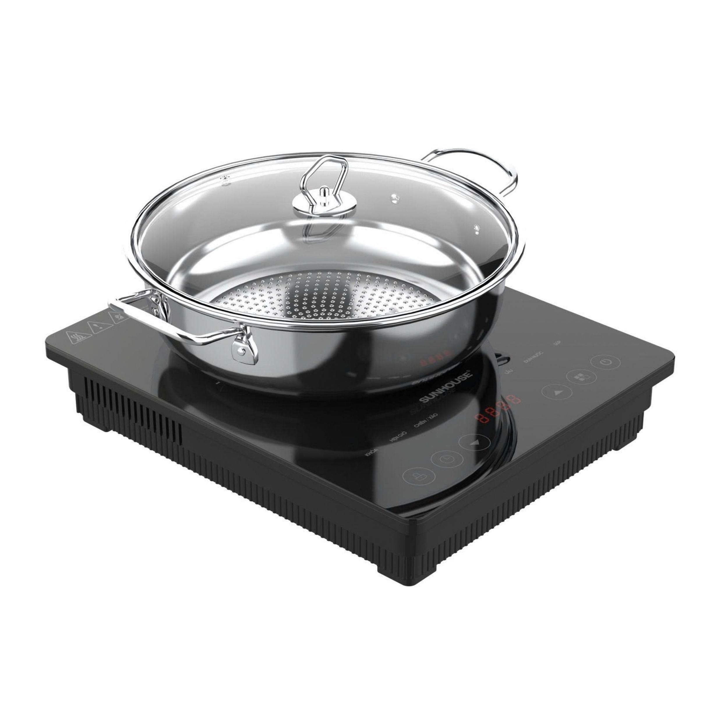 Bếp từ đơn Sunhouse SHD6896 3000W Màu Đen