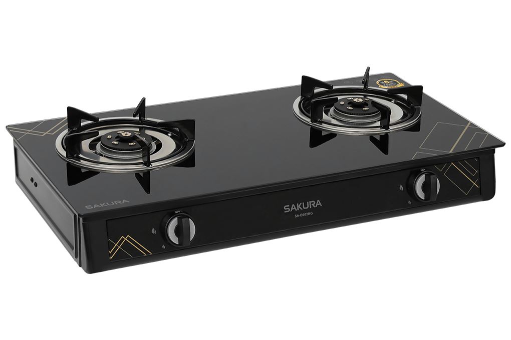 Bếp ga đôi Sakura SA-D602BG Màu Đen