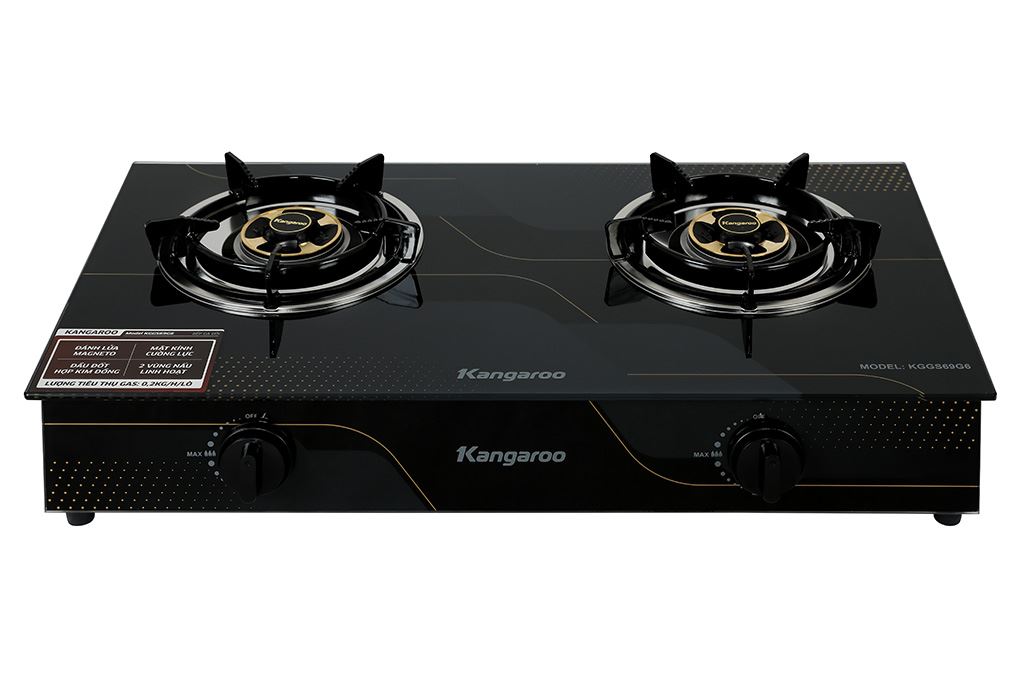 Bếp ga đôi Kangaroo KGGS69G6 Màu Đen