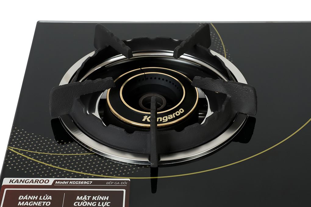 Bếp ga đôi Kangaroo KGGS69G7 Màu Đen