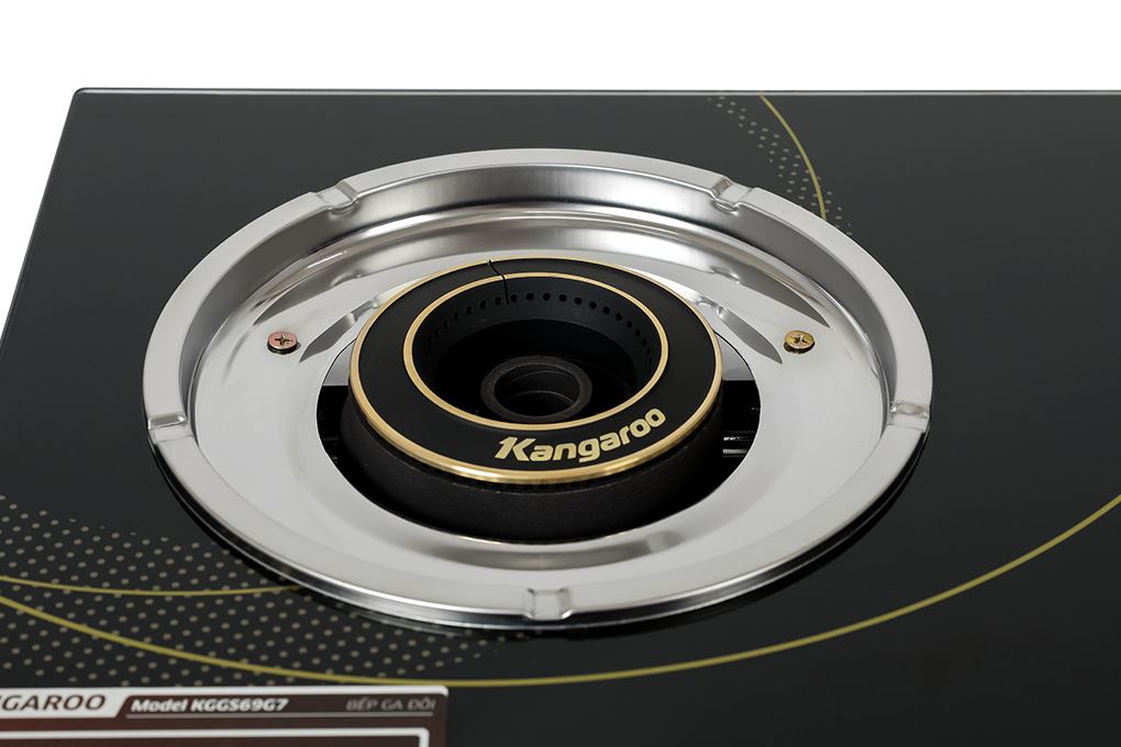 Bếp ga đôi Kangaroo KGGS69G7 Màu Đen