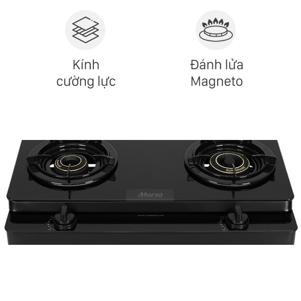 Bếp ga đôi Sunhouse Mama MMB33082-VMD