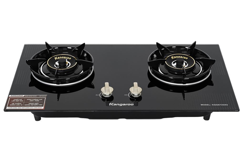 Bếp ga âm Kangaroo KGGS72G5U Màu Đen