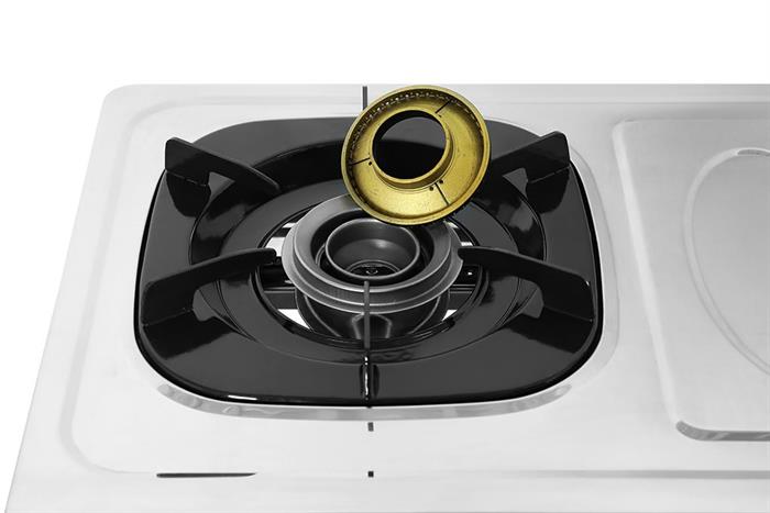 Bếp gas đôi Sakura SA-D302DS Màu Đen - Bạc