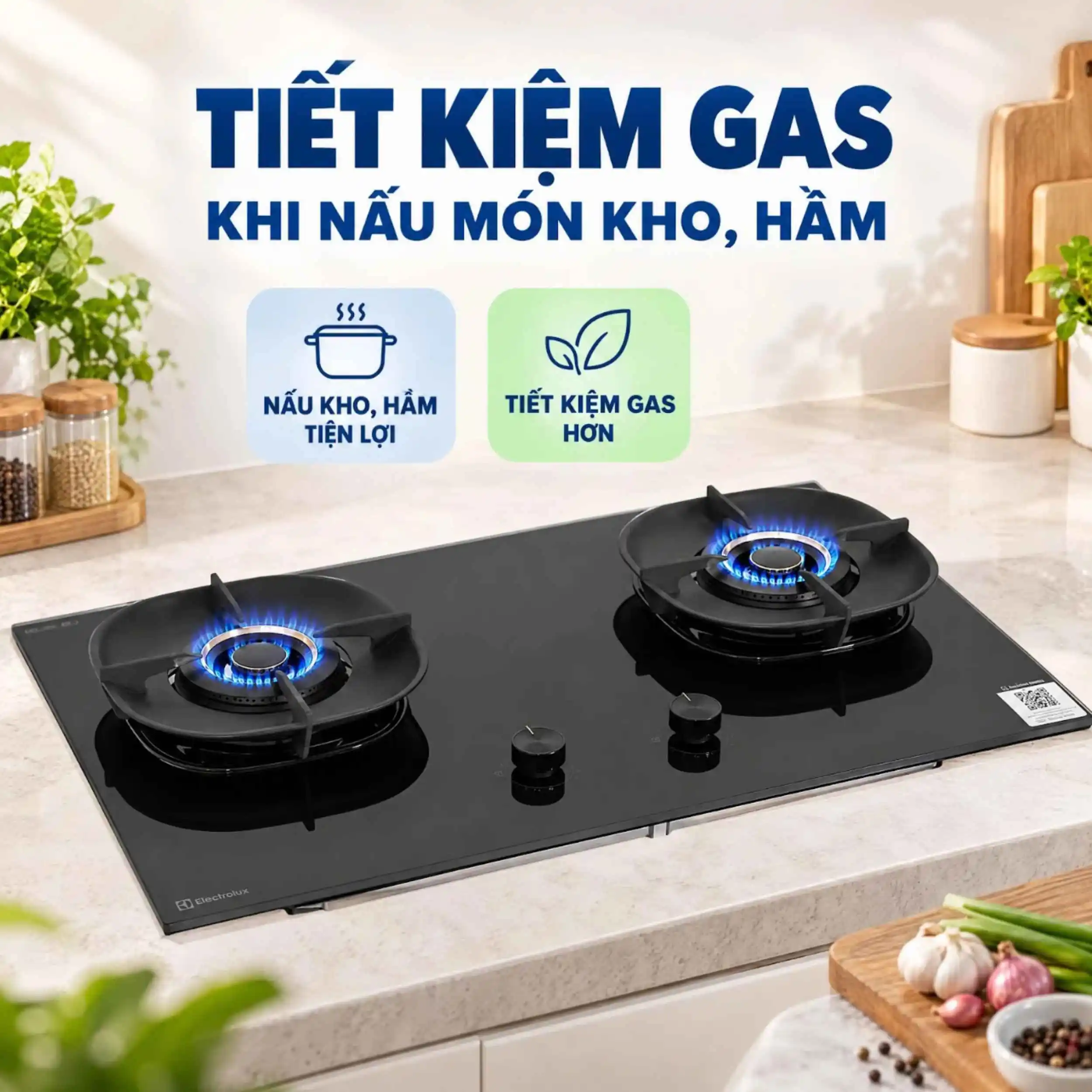 Bếp gas âm Electrolux EHG8236BF