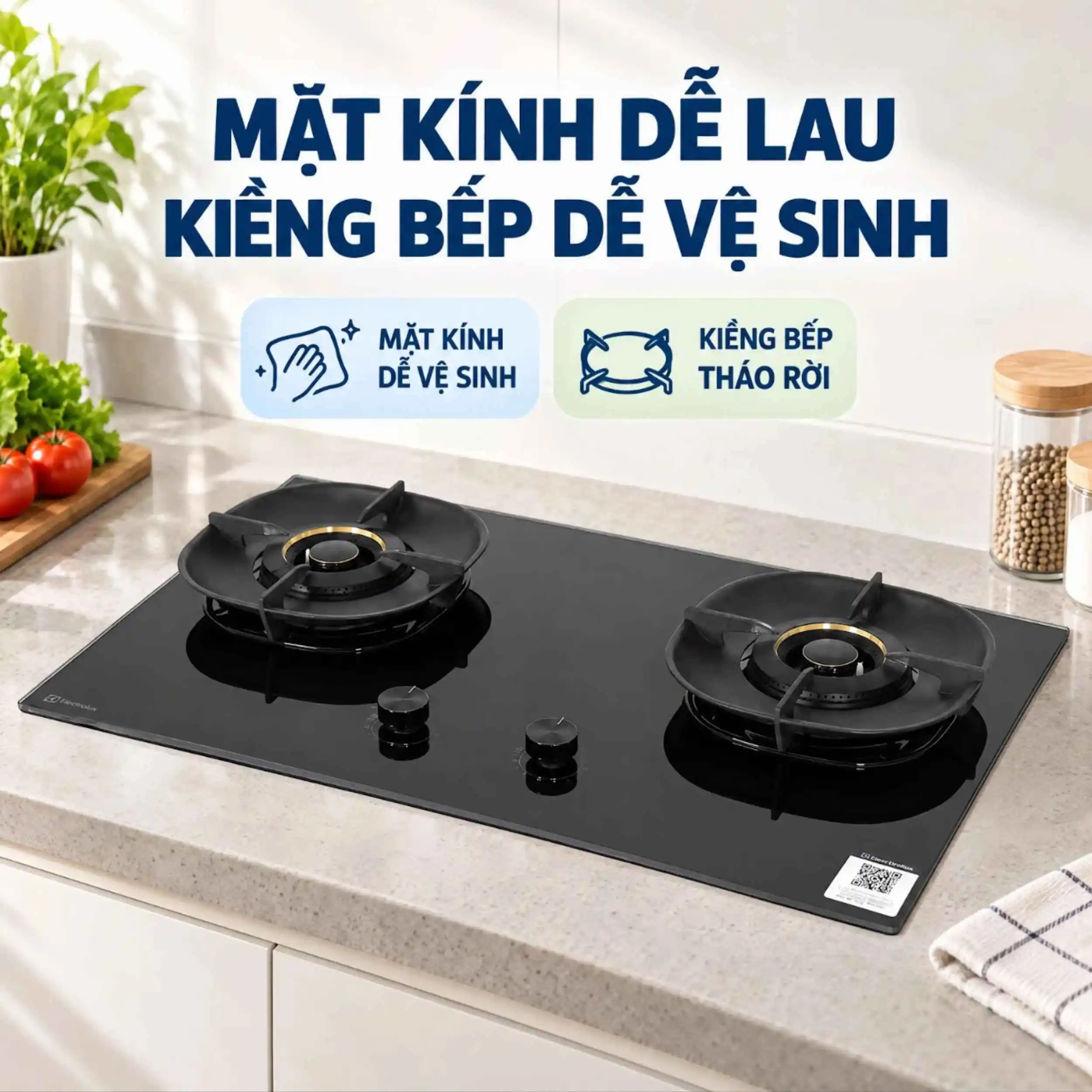 Bếp gas âm Electrolux EHG8236BF - 3