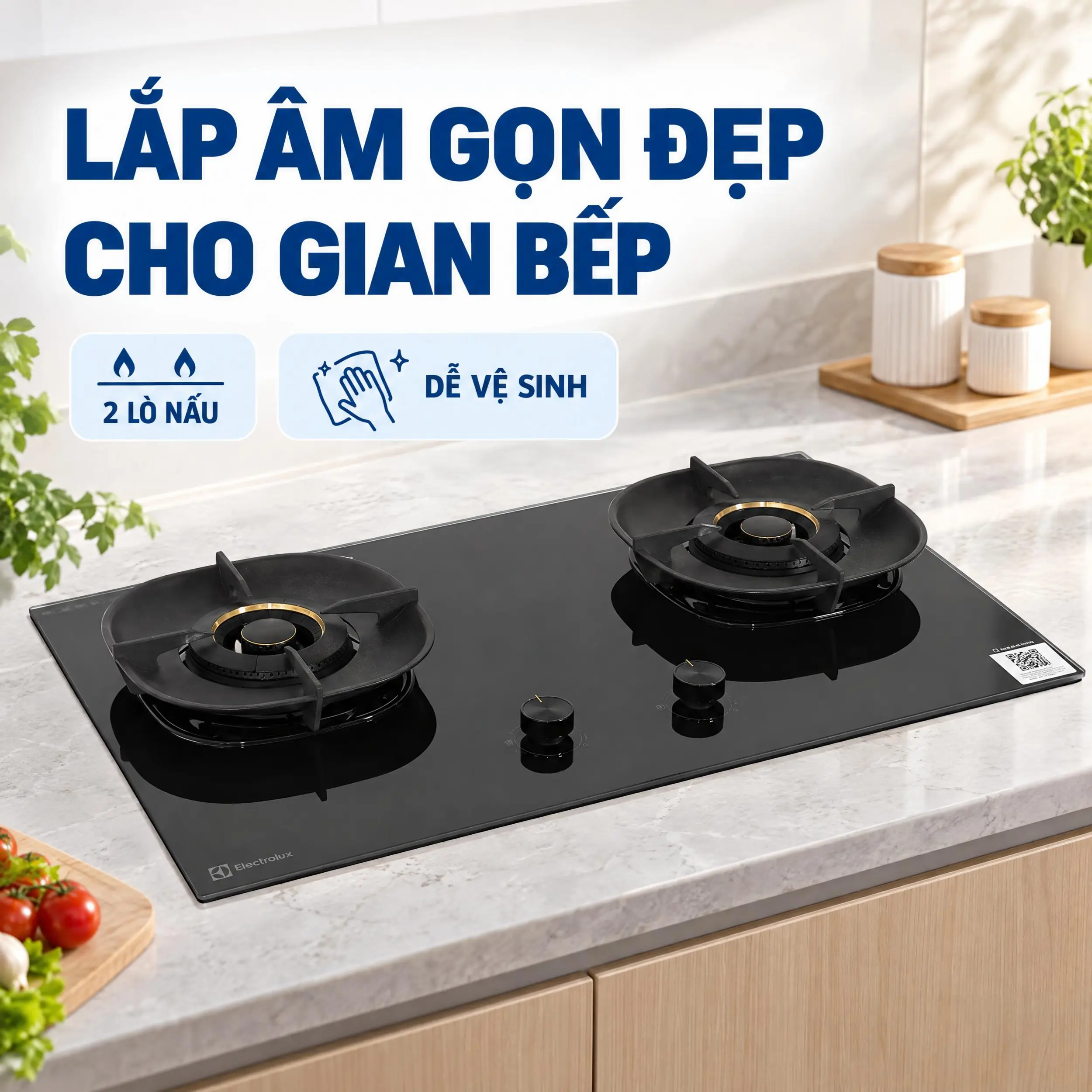 Bếp gas âm Electrolux EHG8236BF - 4