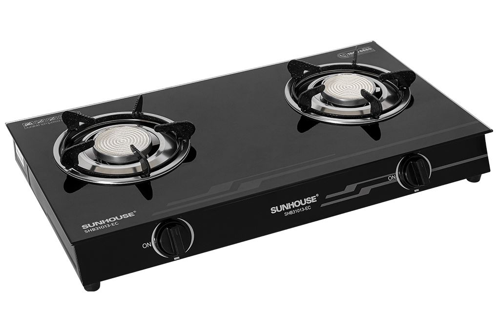 Bếp ga đôi Sunhouse SHB31013-EC Màu Đen