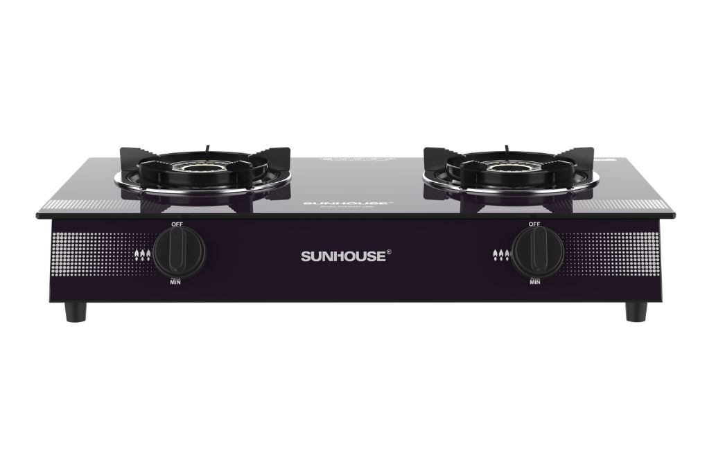 Bếp ga đôi Sunhouse SHB32122-VMD Màu Đen/Trắng