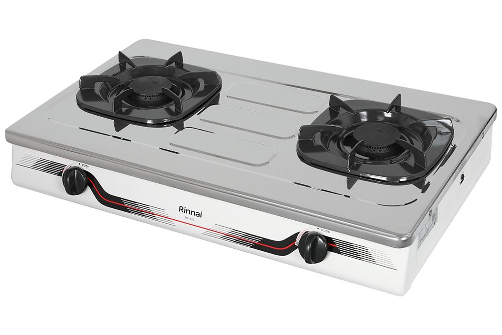 Bếp gas đôi Rinnai RV-370(SM)N Màu Bạc