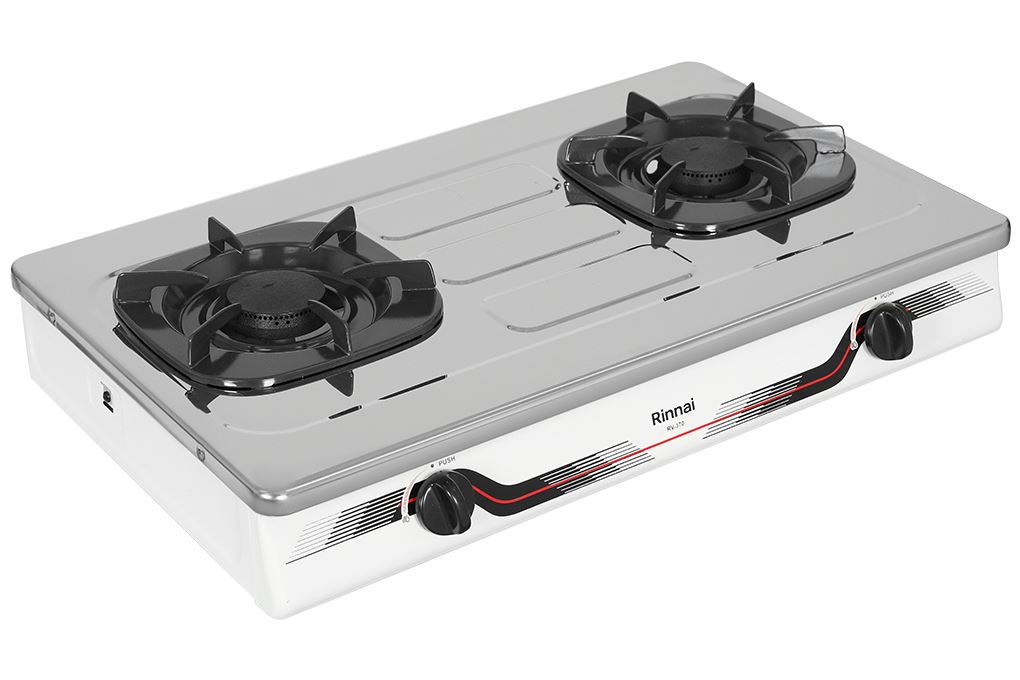 Bếp gas đôi Rinnai RV-370(SM)N Màu Bạc