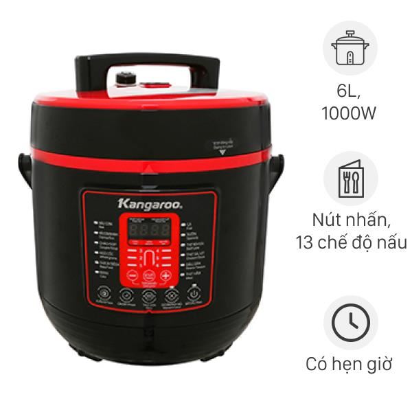 Nồi áp suất điện Kangaroo 6 lít KG6P2