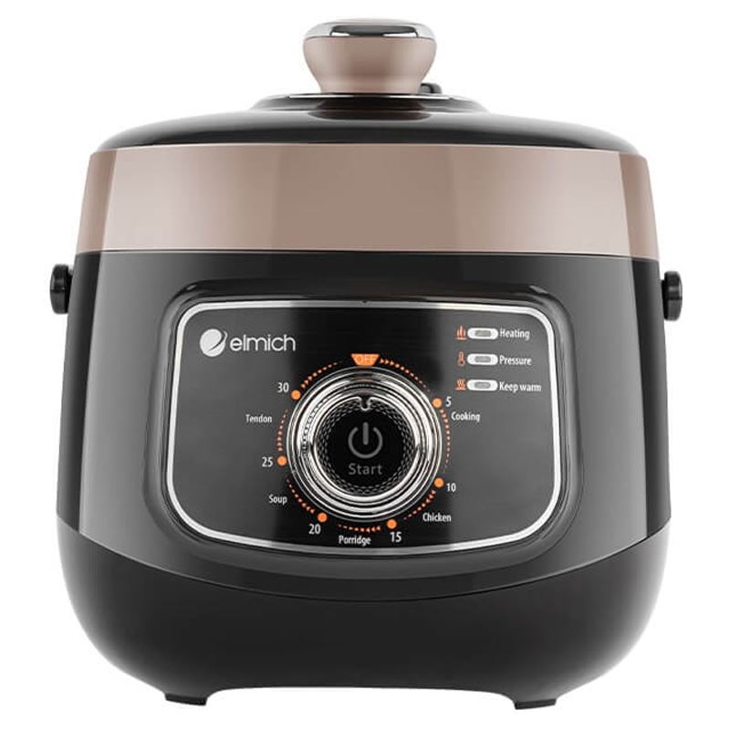 Nồi áp suất điện Elmich PCE-1805 2.5 lít Màu Nâu