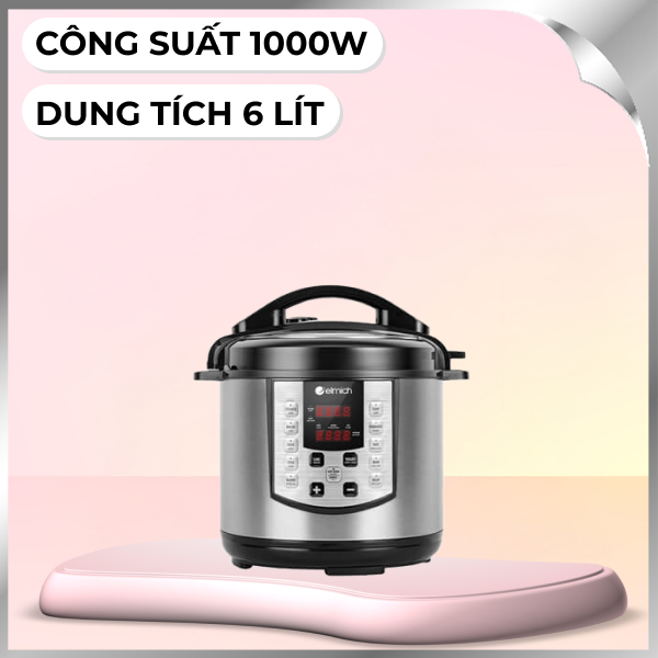 Nồi áp suất điện Elmich 6 lít
