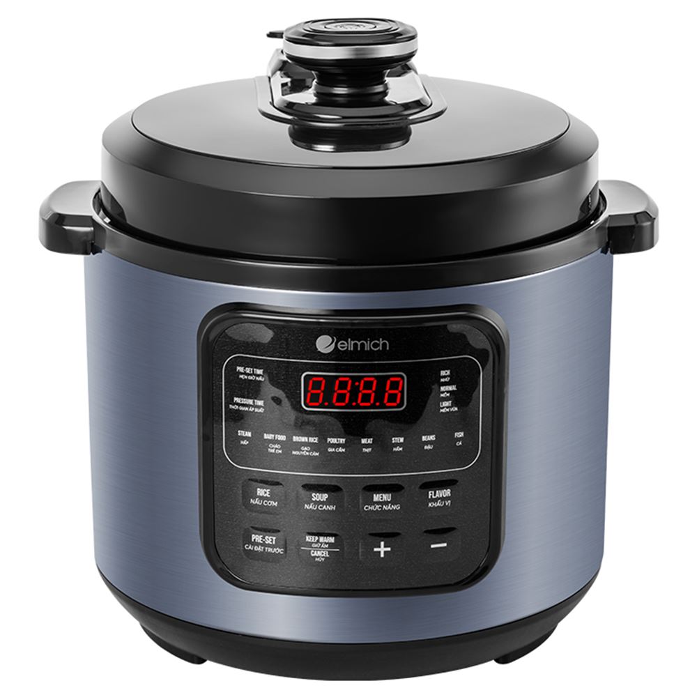 Nồi áp suất điện tử Elmich PCE-8571 6 lít Màu Xanh