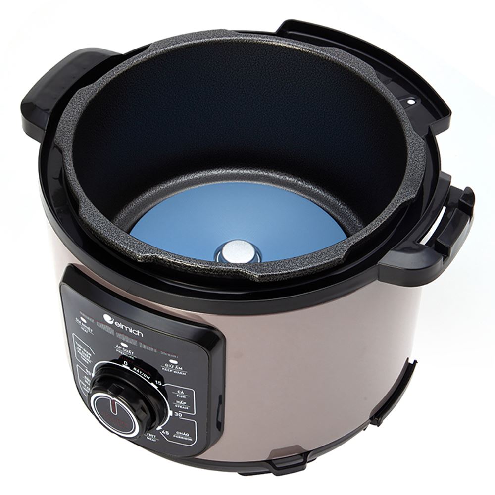 Nồi áp suất điện Elmich PCE-8792 5 lít Màu Đen - Vàng đồng