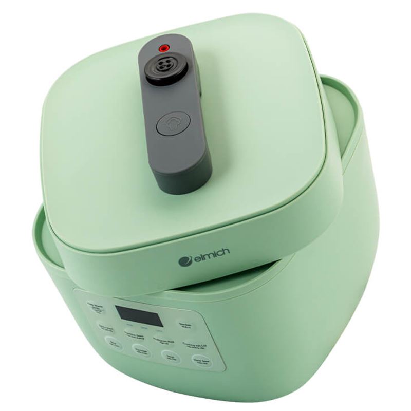 Nồi áp suất điện tử Elmich PCE-8573 3 lít Màu Xanh mint