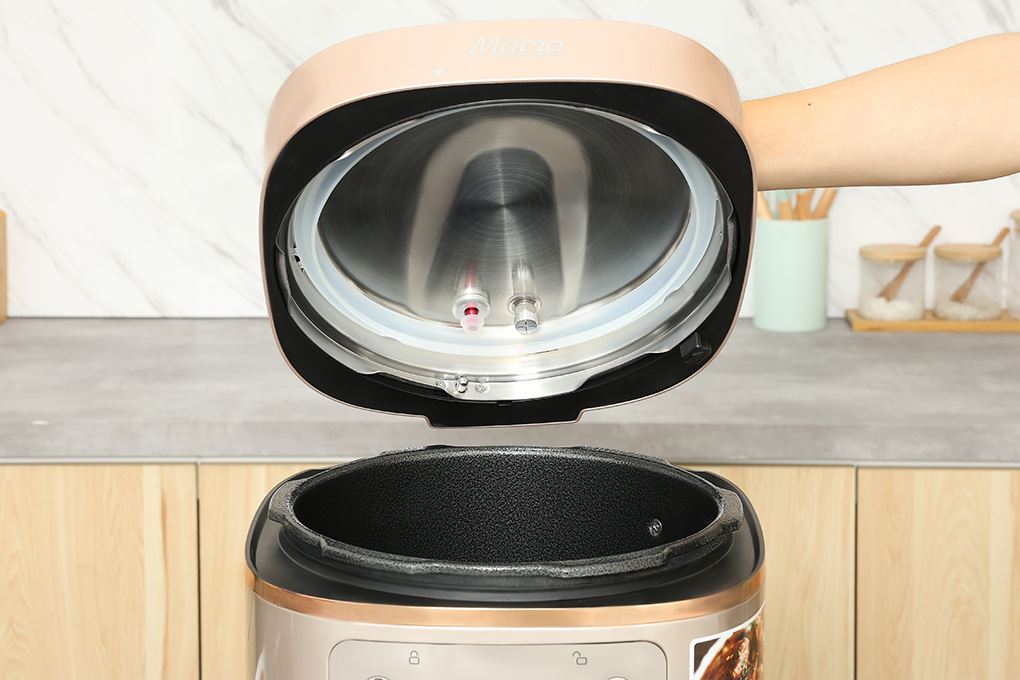 Nồi áp suất điện Sunhouse SHD1670 6 lít Màu Đen - nâu