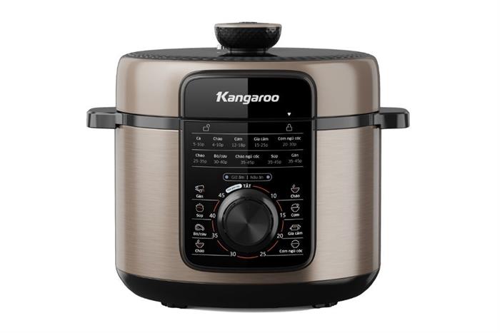 Nồi áp suất điện Kangaroo KGPC5D1G 5 lít Màu Nâu