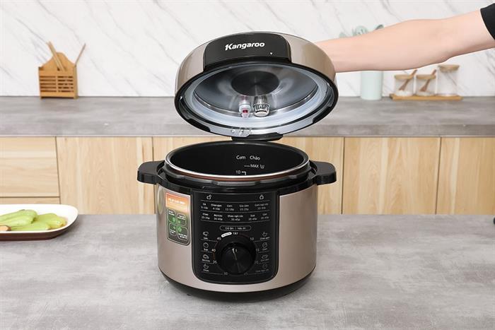 Nồi áp suất điện Kangaroo KGPC5D1G 5 lít Màu Nâu