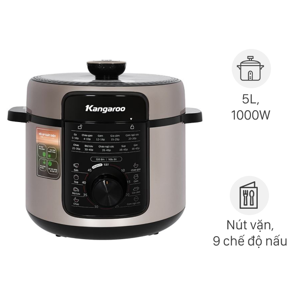 Nồi áp suất điện Kangaroo 5 lít KGPC5D1G
