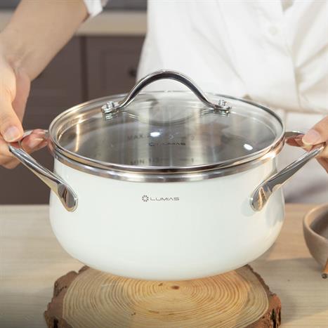 Nồi áp suất cơ Lumias LPC-068 3 lít - Be Màu Màu be