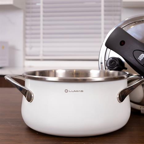 Nồi áp suất cơ Lumias LPC-068 3 lít - Be Màu Màu be